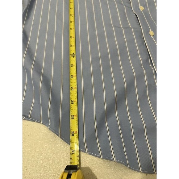Brooks Brothers Non Iron Striped Dress Shirt Cotton Poplin Polo Size 16/33 - Picture 10 of 10